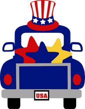 Load image into Gallery viewer, Uncle Sam Truck with Rail
