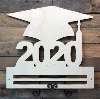 2020 Graduation Hat with Rail