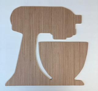 Stand Mixer Wood Blank