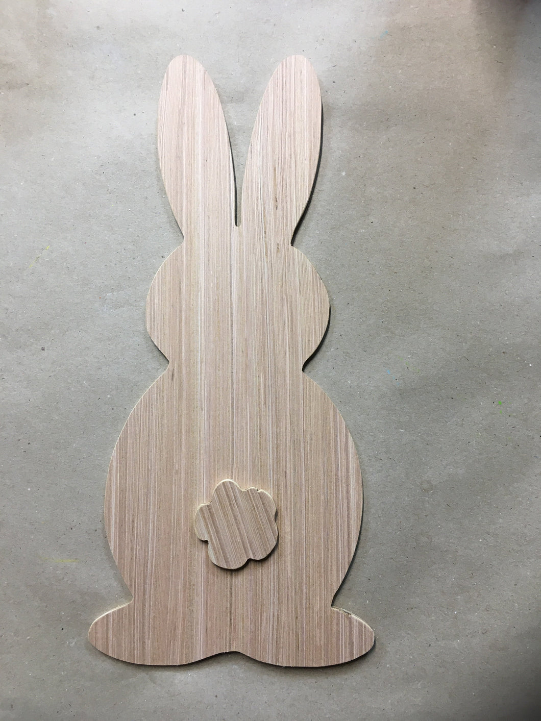 Unpainted Bunny Cutout